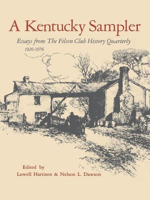cover image of A Kentucky Sampler